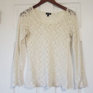 Long Sleeve Lace Shirt